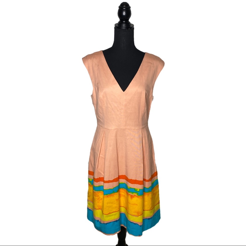 Anthropologie Tracey Reese Painterly Dress Size 8